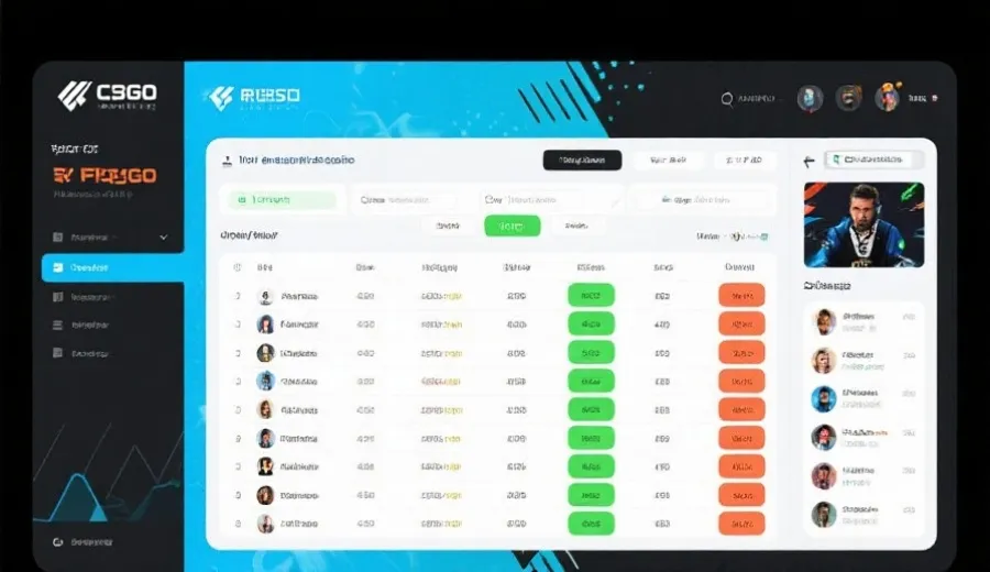 CSGO Major赛程中心示意界面